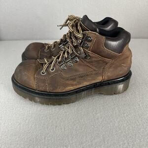 Dr. Martens Men’s Size 6 England Brown Leather Chunky Boots 8699 Grunge FAIR